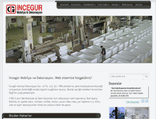 Tablet Screenshot of incegurmobilya.com